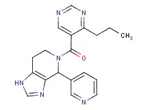 5-[(4-propylpyrimidin-5-yl)carbonyl]-4-pyridin-3-yl-4,5,6,7-tetrahydro-1H-imidazo[4,5-c]pyridine