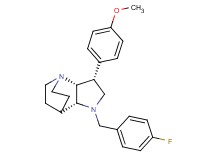 (3R*,3aR*,7aR*)-1-(4-fluorobenzyl)-3-(4-methoxyphenyl)octahydro-4,7-ethanopyrrolo[3,2-b]pyridine