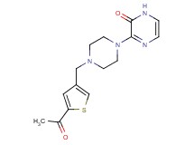 3-{4-[(5-acetyl-3-thienyl)methyl]piperazin-1-yl}pyrazin-2(1H)-one