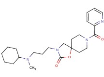 3-{3-[cyclohexyl(methyl)amino]propyl}-8-(pyridin-2-ylcarbonyl)-1-oxa-3,8-diazaspiro[4.5]decan-2-one