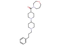 4-(1,4-oxazepan-4-ylcarbonyl)-1'-(3-phenylpropyl)-1,4'-bipiperidine