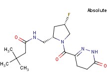 N-({(2S,4S)-4-fluoro-1-[(6-oxo-1,4,5,6-tetrahydropyridazin-3-yl)carbonyl]pyrrolidin-2-yl}methyl)-3,3-dimethylbutanamide