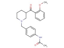 N-(4-{[3-(2-methoxybenzoyl)-1-piperidinyl]methyl}phenyl)acetamide
