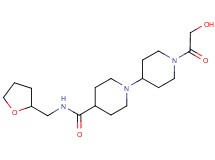 1'-glycoloyl-N-(tetrahydrofuran-2-ylmethyl)-1,4'-bipiperidine-4-carboxamide
