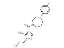 1-(4-fluorophenyl)-4-[(5-methyl-1-propyl-1H-pyrazol-4-yl)carbonyl]-1,4-diazepane