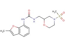 N-(2-methyl-1-benzofuran-7-yl)-N'-{[4-(methylsulfonyl)morpholin-2-yl]methyl}urea
