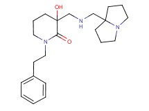 3-hydroxy-1-(2-phenylethyl)-3-{[(tetrahydro-1H-pyrrolizin-7a(5H)-ylmethyl)amino]methyl}piperidin-2-one