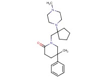5-methyl-1-{[1-(4-methylpiperazin-1-yl)cyclopentyl]methyl}-5-phenylpiperidin-2-one