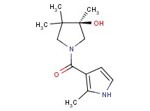 (3R)-3,4,4-trimethyl-1-[(2-methyl-1H-pyrrol-3-yl)carbonyl]-3-pyrrolidinol