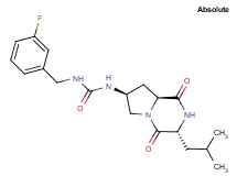 N-(3-fluorobenzyl)-N'-[(3R,7S,8aS)-3-isobutyl-1,4-dioxooctahydropyrrolo[1,2-a]pyrazin-7-yl]urea