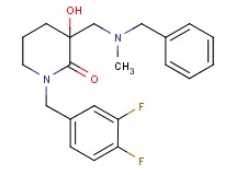 3-{[benzyl(methyl)amino]methyl}-1-(3,4-difluorobenzyl)-3-hydroxy-2-piperidinone