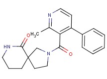2-[(2-methyl-4-phenylpyridin-3-yl)carbonyl]-2,7-diazaspiro[4.5]decan-6-one