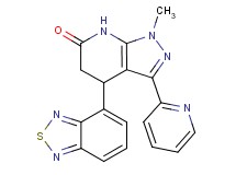 4-(2,1,3-benzothiadiazol-4-yl)-1-methyl-3-pyridin-2-yl-1,4,5,7-tetrahydro-6H-pyrazolo[3,4-b]pyridin-6-one