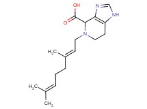 5-[(2E)-3,7-dimethyl-2,6-octadien-1-yl]-4,5,6,7-tetrahydro-1H-imidazo[4,5-c]pyridine-4-carboxylic acid