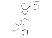 methyl (2S)-2-{[5-ethyl-4-(pyrrolidin-1-ylmethyl)-2-furoyl]amino}-3-phenylpropanoate