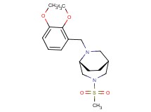 (1R*,5R*)-6-(2,3-dimethoxybenzyl)-3-(methylsulfonyl)-3,6-diazabicyclo[3.2.2]nonane