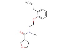 N-[2-(2-allylphenoxy)ethyl]-N-methyltetrahydrofuran-3-carboxamide