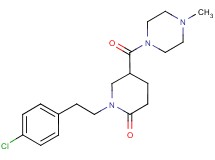1-[2-(4-chlorophenyl)ethyl]-5-[(4-methyl-1-piperazinyl)carbonyl]-2-piperidinone