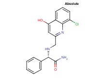 (2S)-2-{[(8-chloro-4-hydroxyquinolin-2-yl)methyl]amino}-2-phenylacetamide