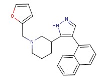 1-(2-furylmethyl)-3-[4-(1-naphthyl)-1H-pyrazol-5-yl]piperidine
