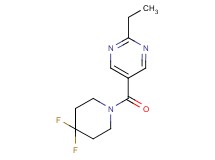 5-[(4,4-difluoro-1-piperidinyl)carbonyl]-2-ethylpyrimidine