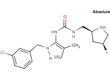 N-[1-(3-chlorobenzyl)-4-methyl-1H-pyrazol-5-yl]-N'-{[(2S,4S)-4-fluoropyrrolidin-2-yl]methyl}urea