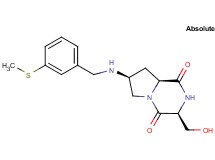 (3S,7S,8aS)-3-(hydroxymethyl)-7-{[3-(methylthio)benzyl]amino}hexahydropyrrolo[1,2-a]pyrazine-1,4-dione