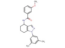 N-[1-(3,5-dimethylphenyl)-4,5,6,7-tetrahydro-1H-indazol-4-yl]-3-methoxybenzamide
