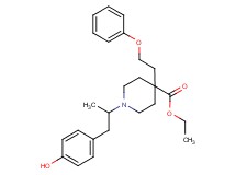 ethyl 1-[2-(4-hydroxyphenyl)-1-methylethyl]-4-(2-phenoxyethyl)-4-piperidinecarboxylate