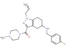 1-allyl-N-(4-fluorobenzyl)-3-[(4-methyl-1-piperazinyl)carbonyl]-4,5,6,7-tetrahydro-1H-indazol-5-amine