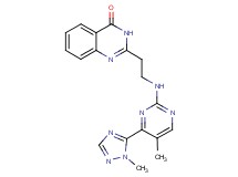 2-(2-{[5-methyl-4-(1-methyl-1H-1,2,4-triazol-5-yl)pyrimidin-2-yl]amino}ethyl)quinazolin-4(3H)-one
