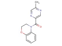 4-[(5-methyl-2-pyrazinyl)carbonyl]-3,4-dihydro-2H-1,4-benzoxazine