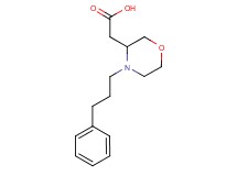 [4-(3-phenylpropyl)-3-morpholinyl]acetic acid
