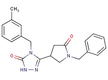5-(1-benzyl-5-oxopyrrolidin-3-yl)-4-(3-methylbenzyl)-2,4-dihydro-3H-1,2,4-triazol-3-one