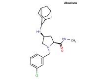 (4S)-4-(2-adamantylamino)-1-(3-chlorobenzyl)-N-methyl-L-prolinamide