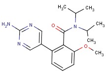 2-(2-aminopyrimidin-5-yl)-N,N-diisopropyl-6-methoxybenzamide