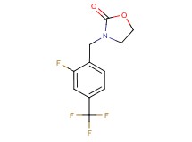3-[2-fluoro-4-(trifluoromethyl)benzyl]-1,3-oxazolidin-2-one