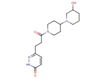6-[3-(3-hydroxy-1,4'-bipiperidin-1'-yl)-3-oxopropyl]-3(2H)-pyridazinone