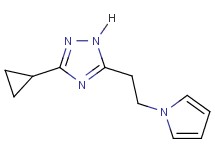 3-cyclopropyl-5-[2-(1H-pyrrol-1-yl)ethyl]-1H-1,2,4-triazole