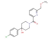 4-(4-chlorophenyl)-1-{[6-(methoxymethyl)pyridin-2-yl]carbonyl}piperidin-4-ol