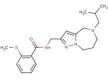 N-[(5-isobutyl-5,6,7,8-tetrahydro-4H-pyrazolo[1,5-a][1,4]diazepin-2-yl)methyl]-2-(methylthio)benzamide