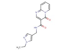 N-[(1-ethyl-1H-pyrazol-4-yl)methyl]-4-oxo-4H-pyrido[1,2-a]pyrimidine-3-carboxamide