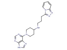1-(9H-purin-6-yl)-N-(3-[1,2,4]triazolo[4,3-a]pyridin-3-ylpropyl)piperidin-4-amine