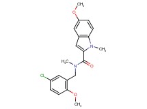 N-(5-chloro-2-methoxybenzyl)-5-methoxy-N,1-dimethyl-1H-indole-2-carboxamide