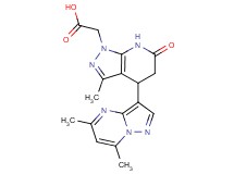 [4-(5,7-dimethylpyrazolo[1,5-a]pyrimidin-3-yl)-3-methyl-6-oxo-4,5,6,7-tetrahydro-1H-pyrazolo[3,4-b]pyridin-1-yl]acetic acid