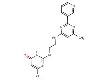 6-methyl-2-({2-[(6-methyl-2-pyridin-3-ylpyrimidin-4-yl)amino]ethyl}amino)pyrimidin-4(3H)-one