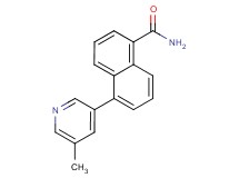 5-(5-methylpyridin-3-yl)-1-naphthamide