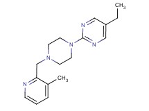 5-ethyl-2-{4-[(3-methylpyridin-2-yl)methyl]piperazin-1-yl}pyrimidine