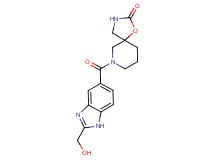 7-{[2-(hydroxymethyl)-1H-benzimidazol-5-yl]carbonyl}-1-oxa-3,7-diazaspiro[4.5]decan-2-one