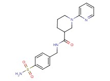 N-[4-(aminosulfonyl)benzyl]-1-pyridin-2-ylpiperidine-3-carboxamide